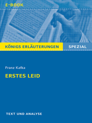 cover image of Erstes Leid von Franz Kafka. Königs Erläuterungen Spezial.